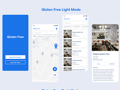 Gluten free Ui light mode app design designs illustration ui ux vector web