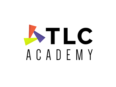 TLC logo concept 3 charter school geometric home school logo school triangle