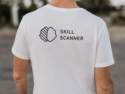 Skill Scanner logo on t-shirt