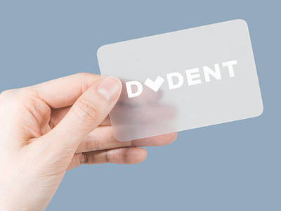 Dvdent business card branding business card clinic dentist dentists graphic design heart identity logo teeth