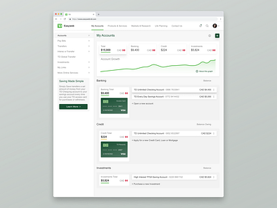 TD Easyweb Concept - Fill Page