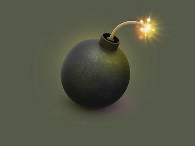 3Dicon Bomb 3d 3dicon bomb boom icon