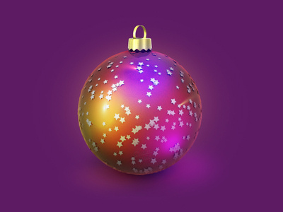 Christmas ball 3Dicon 3d 3dicon christmas christmas ball icon illustration