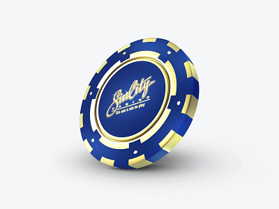 Casino Chip 3Dicon 3d 3dicon casino casinoicon chip chipicon design gambling gold icon icondesign icondesigner illustration internetcasino money