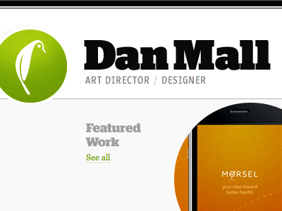 DanielMall.com redesign