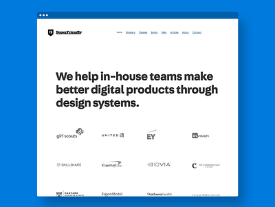 New SuperFriendly site agency design systems portfolio