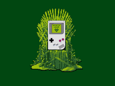 Game Boy of Thrones cramped style game boy game of thrones illustration retro