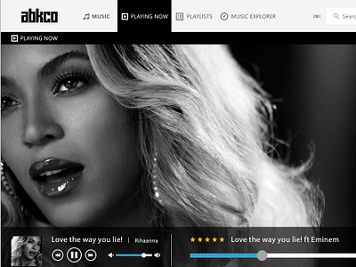 ABKCO Web based Music player