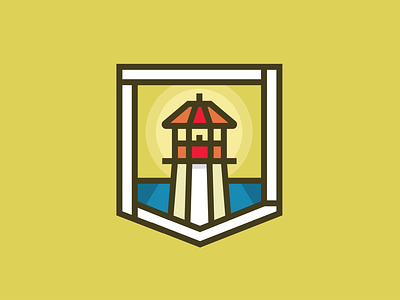 Lighthouse / Badge badge badge design colors illustration lighthouse logo patch patch design shoreline vector