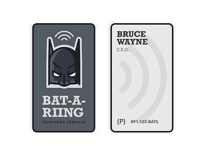 Batman Business Card