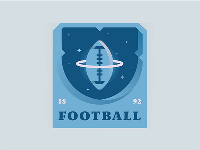 Football Patch Update badge football illustration patch sports typography vector