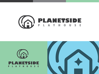 Planetside - Concept #2 adobeillustator branding branding and identity brandingdesign galaxy logodesign logotype planets space toy vector