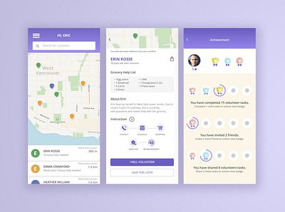 SeniorCare UI/UX productdesign ui ux