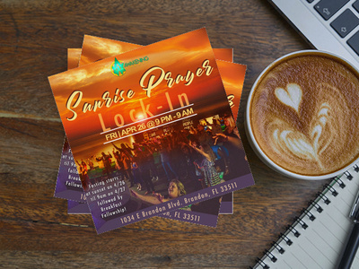 Event Flyer-Sunrise Prayer adobe photoshop branding church branding church event church flyer event branding event flyer flyer design flyer designs graphic artist graphic design marketing photoshop social media marketing