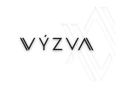 Vyzva - logo design bar black black white brand branding concept design designer logo white