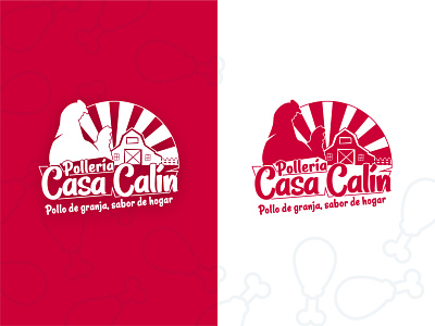 Casa Calín - Logo brand branding chicken concept design designer entrepreneur logo mexico poultry vector