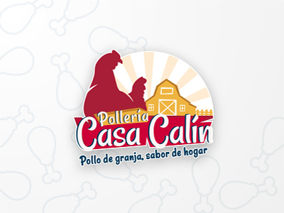 Casa Calín - Logo brand branding chicken concept design designer logo mexico poultry vector