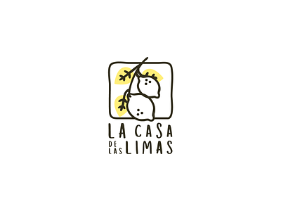 La casa de las limas - Restaurant Logo brand branding food logo logos logotype restaurant