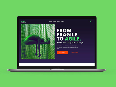 Agile art direction ui ux web design