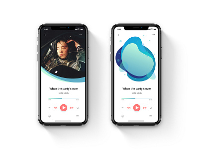 Music Player I Daily UI #009 concept daily ui iphone x media player mobile music music player player song ui user experience user interface ux
