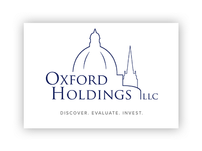 Oxford Holdings Logomark brand brand identity branding business card logo oxford typography