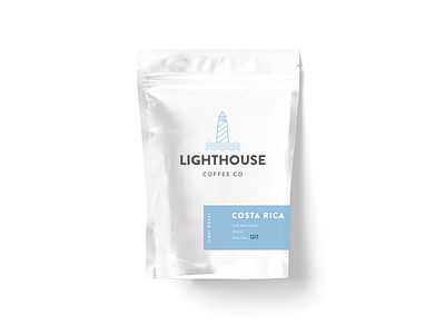 Lighthouse Coffee Co Bag coffee flat lighthouse logo product
