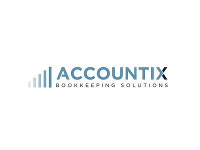 Accountix Logo accounting design finance graphic design logo