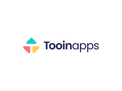 Tooinapps app development branding branding design design logo logodesign logomark mobile typography vector
