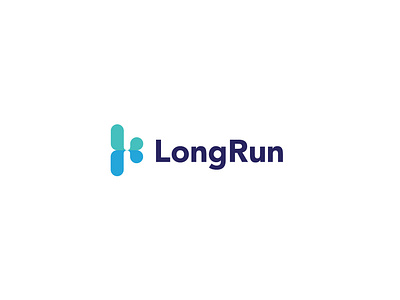 "LongRun" Logo Concept branding branding design concept design investment logo logo concept long longrun run