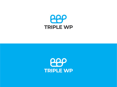 Triple Wp branding branding design design logo logochallenge logocore logodesign triple vector wp
