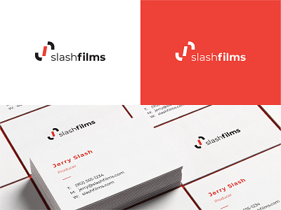 Slashfilms branding design design logo logochallenge logocore logodesign logomark slashfilms vector