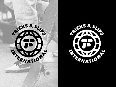 Tricks & Flips branding design design flips logo logochallenge logocore logocorechallenge logodesign logomark skate skateboarding tricks tricksandflips vector wear