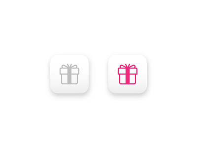 Gift icon design exploration gift icon vector