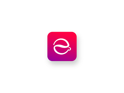 Coffee app (logo concept) app coffee coffee bean coffee cup design e gradient icon letter logomark