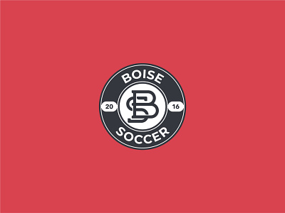 Boise Soccer Badge badge branding design design letter logo logodesign logomark monogram monogram logo soccer badge vector
