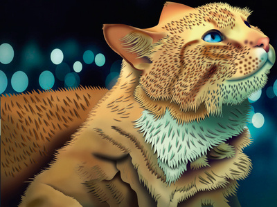 Cat animation design illustration vector