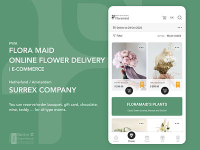 Online Flower Delivery - PWA | Floramaid - Netherland