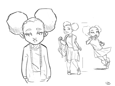 Alicia - Character Design character design comics illustration