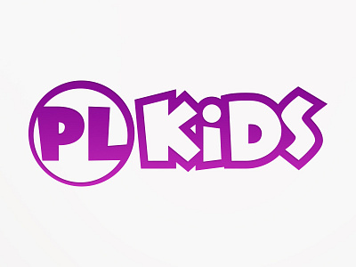 PL Kids Logo branding children kids logo ministry