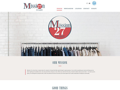 Mission27 mission27 thrift store website