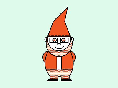 Crazy-Eyed Iggy film fest gnome icon illustration