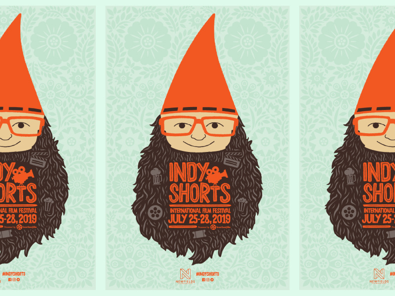Indy Shorts Poster film illustration gnome film poster film festival