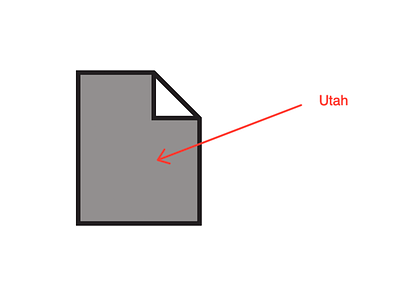 Fileshape Utah file icon utah