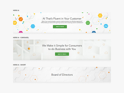 New Hero Banners for the Website | Phase I background brand brand evolution brand identity hero banner web web design