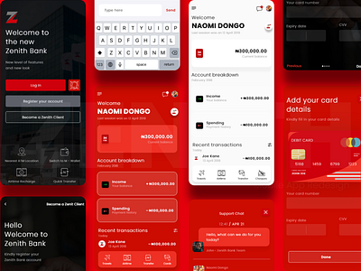 Mobile Banking App app branding design icon lettering mobileuidesign uidesign type typography ui ux vector