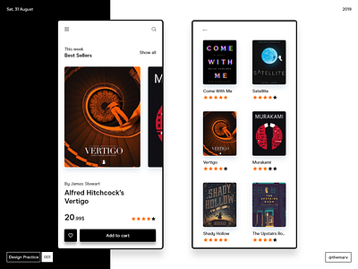 Bookstore App appdesign mobile mobile ui mobileapp mobileappdesign uidesign visualdesign