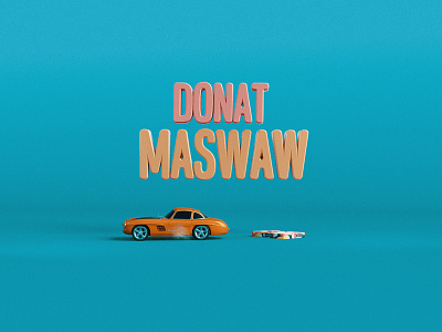 Donat Maswaw 3dmodeling artdirection blender 3d blender3d branding cinema 4d design illustration isometric low poly motion graphics typography voxel voxelart