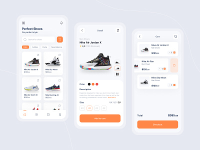 Sapatuan - Shoes Store App app branding design ecommerce ios minimal popular shoes shot ui ux