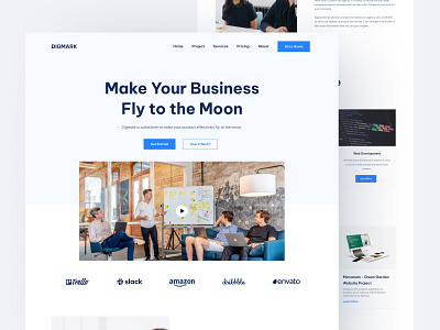 DIGMARK - Digital Marketing Landing Page🚀