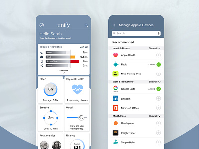 Unify app design ui ux